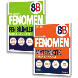 Fenomen Yayınları 8. Sınıf Matematik Fen Bilimleri B 2024-2025