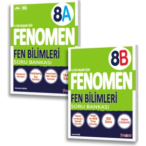 Fenomen Yayınları 8. Sınıf  Fen Bilimleri A-B 2024-2025