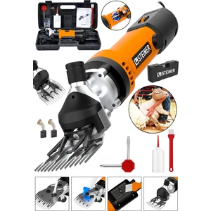 Alman 9900 W Devir Ayarlı Çift Soğutmalı Bakır Sargılı Çelik Şanzıman Koyun Kırpma Kırkma Makinesi
