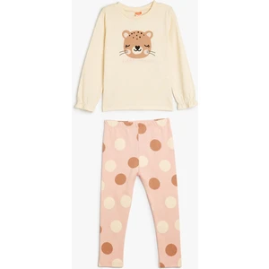 Sweatshirt ve Tayt Takımı Pamuklu