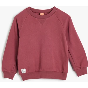 Basic Sweat Uzun Kollu Şardonlu Pamuklu