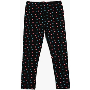 Tayt Yıldız Baskılı Pamuklu