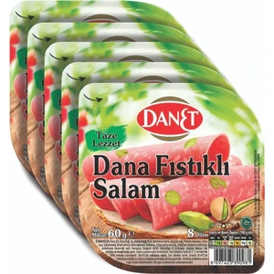 Dana Fıstıklı Salam I Dilimli I 50 G X5