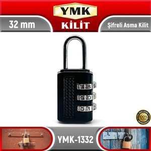 Şifreli Asma Kilit | 32 mm | YMK-1332