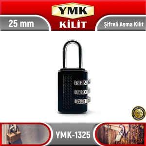 Şifreli Asma Kilit | 25 mm | YMK-1325