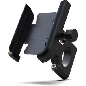Aırtsorr Akalite Metal Gidon Bağlantılı Motosiklet Bisiklet Scooter Telefon Tutucu Navigasyon Ayarlanabilir Genişlik, Pratik