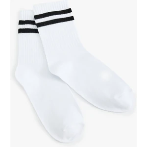 2'li Çizgili Soket Çorap Seti
