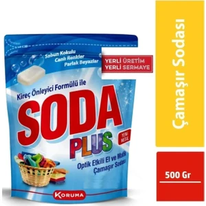 Soda Plus Etklili Çamaşır Sodası 500 gr x 2 Adet