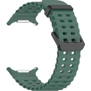 Samsung Galaxy Watch Ultra (47MM) Delikli Tokalı Silikon Kordon
