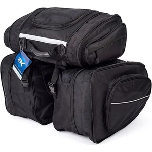 M2006 3'lü Arka ve Yan Soft Kumaş Çanta Set