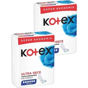 Ultra Hijyenik Ped Gece 2 x 16'lı