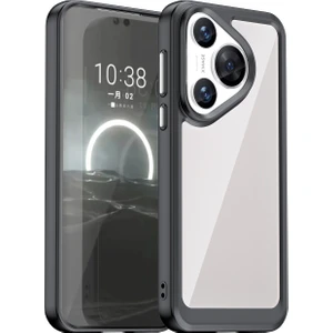 Huawei Pura 70 Shield Serisi Darbeye Dayanıklı Yarı Esnek Plastik Tpu Kılıf - AL8100