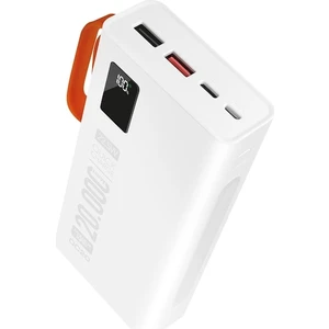 Pd 22.5W 20.000 Mah. Hızlı Şarj QC20 Beyaz Powerbank