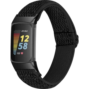 Fitbit Charge 5 Elastik Naylon Örgü Watch Kordon