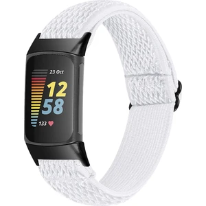 Fitbit Charge 5 Elastik Naylon Örgü Watch Kordon