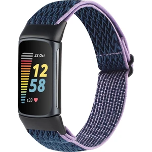 Fitbit Charge 5 Elastik Naylon Örgü Watch Kordon
