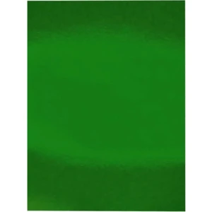Aynalı Metalik Metalize Fon Kartonu Yeşil 50 x 70 cm 5 Adet Tek Renk