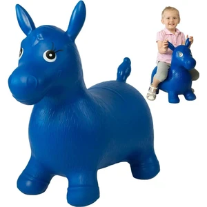 Şişme Zıp Zıp Oyuncak Hayvanlar Pilates Eşeği + Şişirme Pompası