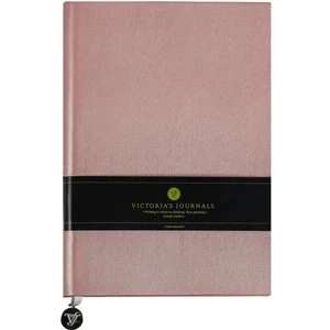 Victoria's Journals Smyth Flexy Pembe Esnek Kapak Vegan Deri Defter A5 14 8 x 21 cm Çizgili 384 Sayfa