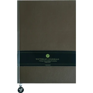 Victoria's Journals Smyth Flexy Siyah Esnek Kapak Vegan Deri Defter A5 14 8 x 21 cm Çizgili 384 Sayfa