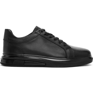 Erkek Siyah Bağcıklı Sneaker 24WFD660818