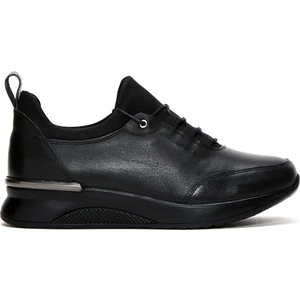 Kadın Siyah Bağcıklı Sneaker 24WFD411318