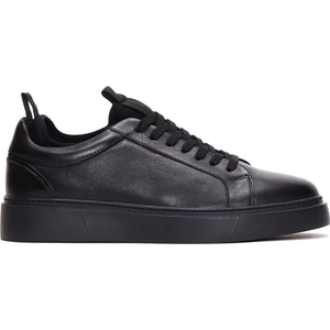 Erkek Siyah Bağcıklı Sneaker 24WFD610518