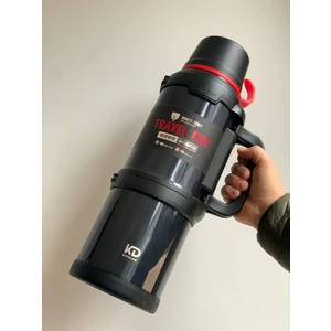 Termos 4 Litre Kamp Aile Boy Siyah