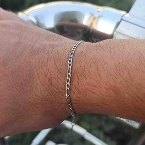 Humer Accessories Aralıklı Geo M Çelik Ince Erkek Bileklik