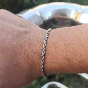 Humer Accessories Ince Bugu Model Çelik Erkek Bileklik