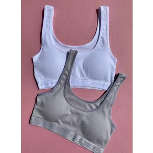 Pedli 2'li Fitilli Kalın Askı Pamuklu Yarım Atlet (M=70-75, L=80-85, Xl=90-95 )