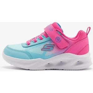 Skechers Sola Glow - Ombre Deluxe Büyük Kız Çocuk Pembe Işıklı Spor Ayakkabı 303714L Pktq
