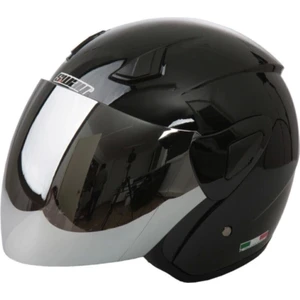 Kask SW-733 Parlak Siyah Aynalı Camlı
