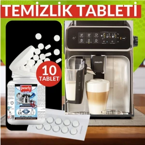 Pearly Care Coffeo Espresso Kahve Makinesi Temizleyici Deterjan Tablet 10'lu