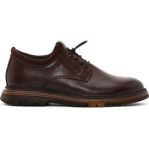 Erkek Kahverengi Bağcıklı Casual Sneaker 24WFD676518