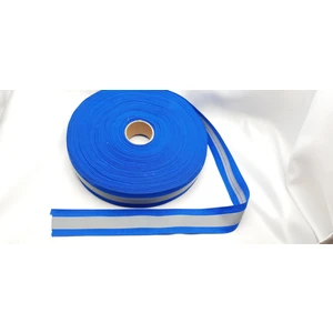 Be Beauty Saks Mavi Fosforlu 4,0 cm Genişliğinde 5 Metre Uzunluğunda Dikilebilen Polyester Reflektör Şerit