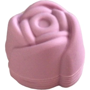 Pembe 12 Li Silikon Mini Gül Kek Kalıbı,muffin Kalıbı, Airfryer Kalıbı -12 Adet