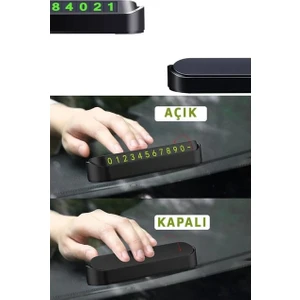 Araç Fosforlu Numaratör Aç-Kapa