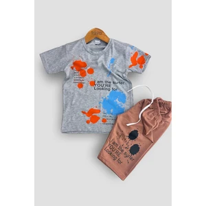 Erkek Çocuk T-Shirt & Kapri Takımı - Ekonomik Yazlık Takım