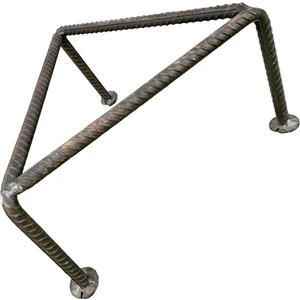 Ocak Sac Ayağı Ham Demir 25 x 25 cm Ebat