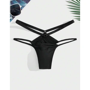 Don Moris Erkek Siyah Metalli Brazillian Slip