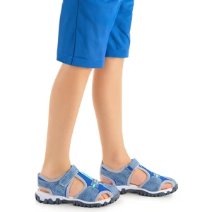 Kiko Kids Erkek Çocuk Sandalet Arz 2399 Kot Mavi