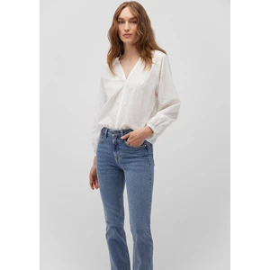 Nakış Detaylı Beyaz Gömlek  1210841-620