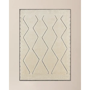 Madame Coco Avril Halı - Krem - 80 x 300   cm