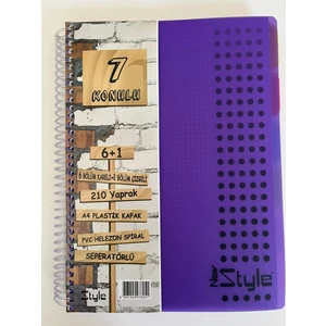 6+1 Seperatörlü Defter