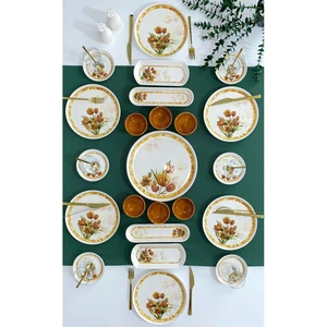 Venüs Home Vintage Lale 6 Kişilik 23 Parça Kahvaltı Takımı