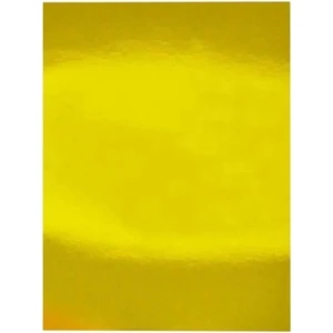 Aynalı Metalik Metalize Fon Kartonu Altın Sarı (Gold) 50X70CM 5 Adet (Tek Renk)