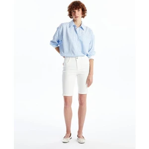 LC Waikiki Lcw Jeans Normal Bel Bermuda Fit Kadın Jean Şort