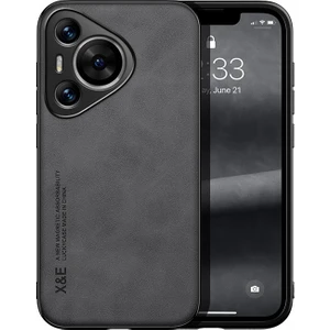 Huawei Pura 70 Araba Manyetik Emme Cilt Hissi Pu Cep Telefonu Kılıfı (Yurt Dışından)