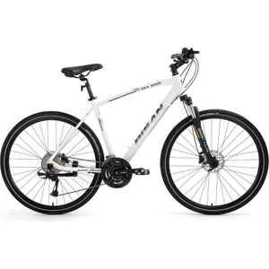 Trx 8500 Trekking Bisikleti 46 cm Hidrolik Disk 28 Jant 27 Vites Mat Beyaz Lacivert